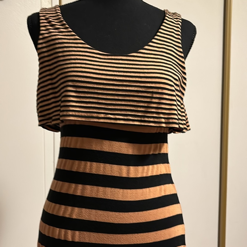 Maxi Striped Sleeveless Dress
